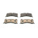 Brake Pad Set, disc brake BP2561 Bosch, Thumbnail 2