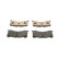 Brake Pad Set, disc brake BP2561 Bosch, Thumbnail 4
