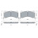 Brake Pad Set, disc brake BP2561 Bosch, Thumbnail 6