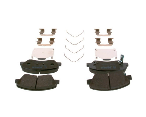 Brake Pad Set, disc brake BP2569 Bosch, Image 4