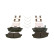 Brake Pad Set, disc brake BP2569 Bosch, Thumbnail 4