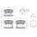 Brake Pad Set, disc brake BP2569 Bosch, Thumbnail 6