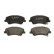 Brake Pad Set, disc brake BP2570 Bosch