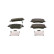 Brake Pad Set, disc brake BP2570 Bosch, Thumbnail 2