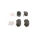 Brake Pad Set, disc brake BP2570 Bosch, Thumbnail 3