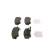 Brake Pad Set, disc brake BP2570 Bosch, Thumbnail 5