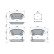 Brake Pad Set, disc brake BP2570 Bosch, Thumbnail 6