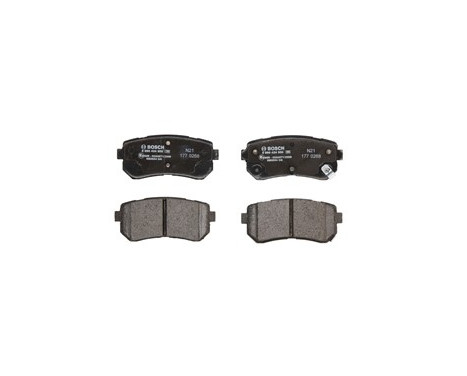 Brake Pad Set, disc brake BP2574 Bosch