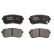 Brake Pad Set, disc brake BP2574 Bosch