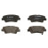 Brake Pad Set, disc brake BP2576 Bosch