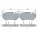 Brake Pad Set, disc brake BP2582 Bosch, Thumbnail 5