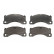 Brake Pad Set, disc brake BP2587 Bosch