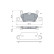 Brake Pad Set, disc brake BP2589 Bosch, Thumbnail 5