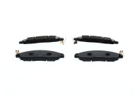 Brake pad set, disc brake BP2590 Bosch