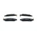 Brake pad set, disc brake BP2590 Bosch