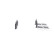Brake Pad Set, disc brake BP260 Bosch, Thumbnail 7