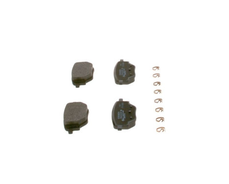 Brake pad set, disc brake BP2605 Bosch, Image 4
