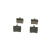 Brake Pad Set, disc brake BP261 Bosch