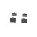 Brake Pad Set, disc brake BP261 Bosch, Thumbnail 3