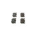 Brake Pad Set, disc brake BP2614 Bosch, Thumbnail 2