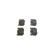 Brake Pad Set, disc brake BP2614 Bosch, Thumbnail 4