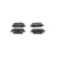 Brake Pad Set, disc brake BP2618 Bosch, Thumbnail 2