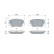 Brake Pad Set, disc brake BP2618 Bosch, Thumbnail 6