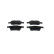 Brake pad set, disc brake BP2620 Bosch