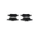 Brake pad set, disc brake BP2620 Bosch, Thumbnail 3