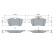 Brake pad set, disc brake BP2620 Bosch, Thumbnail 5