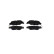 Brake Pad Set, disc brake BP2625 Bosch, Thumbnail 2