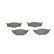 Brake Pad Set, disc brake BP263 Bosch
