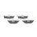 Brake Pad Set, disc brake BP263 Bosch, Thumbnail 2