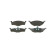 Brake Pad Set, disc brake BP263 Bosch, Thumbnail 4