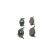 Brake Pad Set, disc brake BP263 Bosch, Thumbnail 5