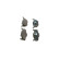Brake Pad Set, disc brake BP263 Bosch, Thumbnail 7