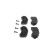 Brake pad set, disc brake BP2632 Bosch, Thumbnail 2