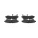 Brake pad set, disc brake BP2632 Bosch, Thumbnail 3