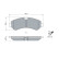Brake pad set, disc brake BP2632 Bosch, Thumbnail 5