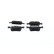 Brake pad set, disc brake BP2638 Bosch