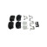 Brake pad set, disc brake BP2661 Bosch, Thumbnail 2