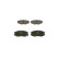 Brake Pad Set, disc brake BP2664 Bosch, Thumbnail 4