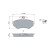 Brake Pad Set, disc brake BP267 Bosch, Thumbnail 5