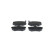 Brake Pad Set, disc brake BP267 Bosch, Thumbnail 2