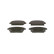 Brake Pad Set, disc brake BP2678 Bosch