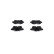 Brake Pad Set, disc brake BP2680 Bosch, Thumbnail 6