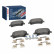 BRAKE PAD SET, DISC BRAKE BP2698 Bosch, Thumbnail 8