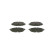 Brake Pad Set, disc brake BP270 Bosch, Thumbnail 4
