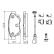 BRAKE PAD SET, DISC BRAKE BP2704 Bosch, Thumbnail 5