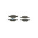 Brake Pad Set, disc brake BP271 Bosch, Thumbnail 3